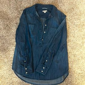 Denim long sleeve top or dress